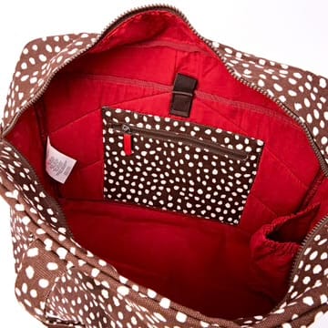 Roka Sloane Shoulder Bag Brown Dot 