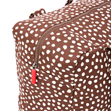 Roka Sloane Shoulder Bag Brown Dot 