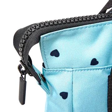 Roka Bantry Heart Print Recycled Canvas Small Rucksack
