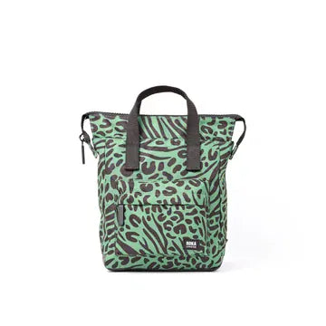 Roka Bantry Mixed Animal Print Artichoke Recycled Canvas Small Rucksack