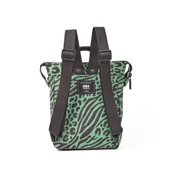 Roka Bantry Mixed Animal Print Artichoke Recycled Canvas Small Rucksack