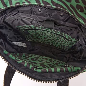 Roka Mixed Animal Artichoke Recycled Canvas Medium Rucksack