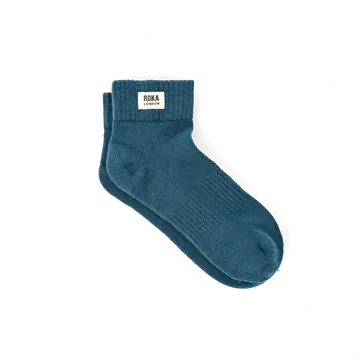 Roka Wembley Organic Cotton Socks Lagoon Blue
