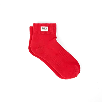 Roka Wembley Organic Cotton Socks Chilli Oil