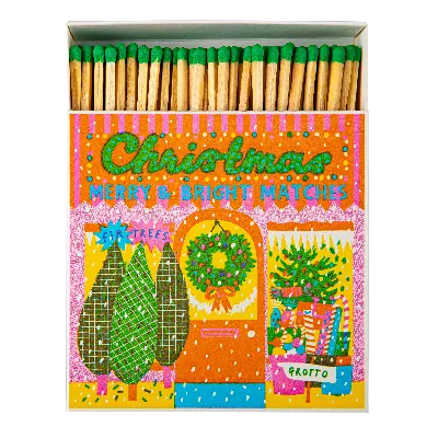 Square Luxury Match Box Christmas Supplies