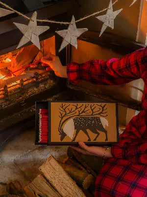 Giant Luxury Matches Reindeer