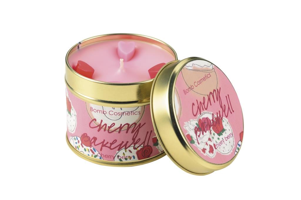 Cherry Bakewell Scented Tinned Candle