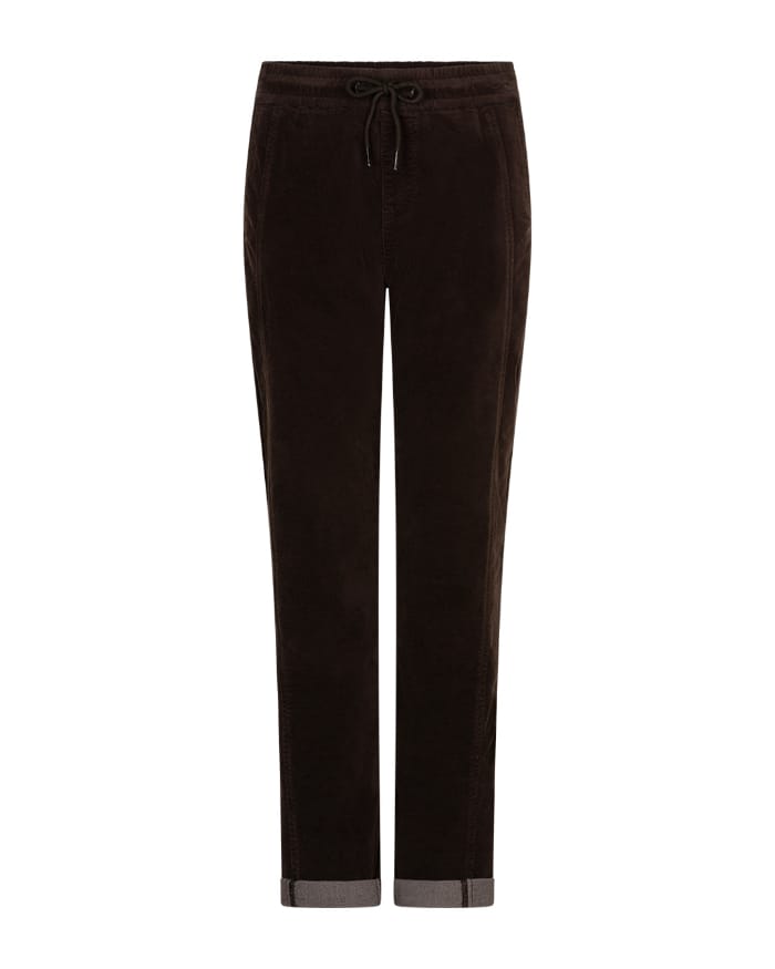 Red Button Stella Velvet Trousers, Espresso