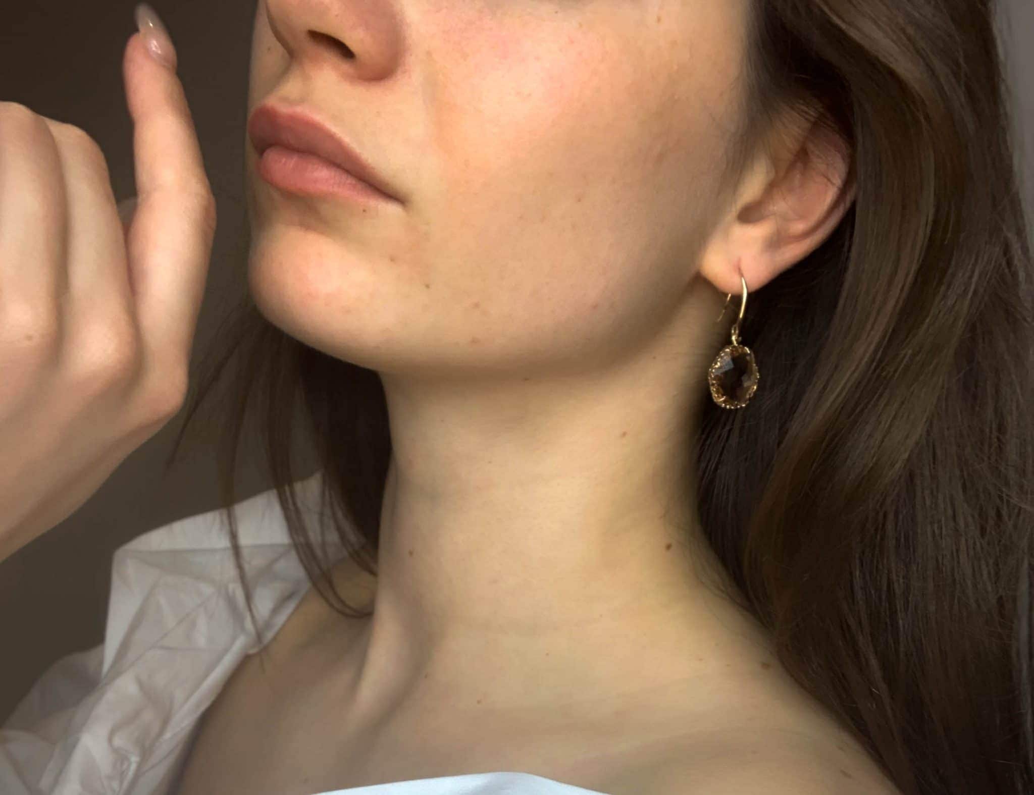 Big Metal Camilla Crystal Hexagon Earrings