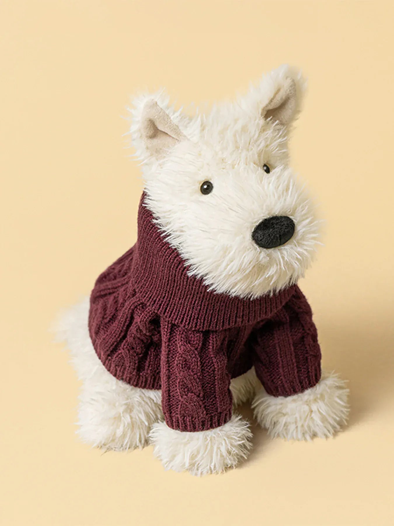 Jellycat Munro Scottie Dog 'Winter Jumper'