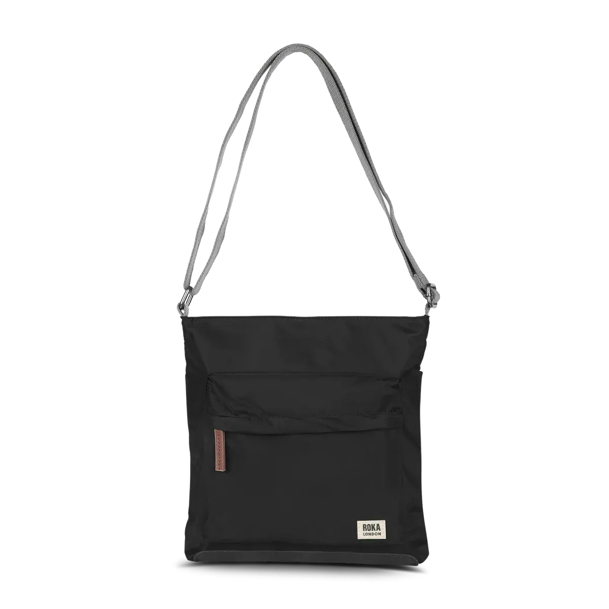 Roka Kennington B Recycled Nylon Crossbody Bag, Black