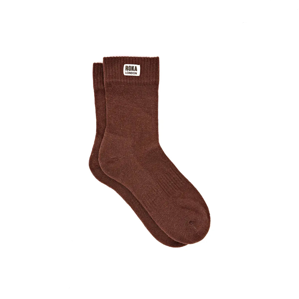 Roka Wimbledon Organic Cotton Crew Socks For Women, Coco