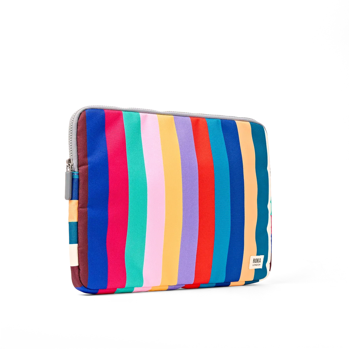 Roka Brick Lane Laptop Sleeve Wide Multi Stripe