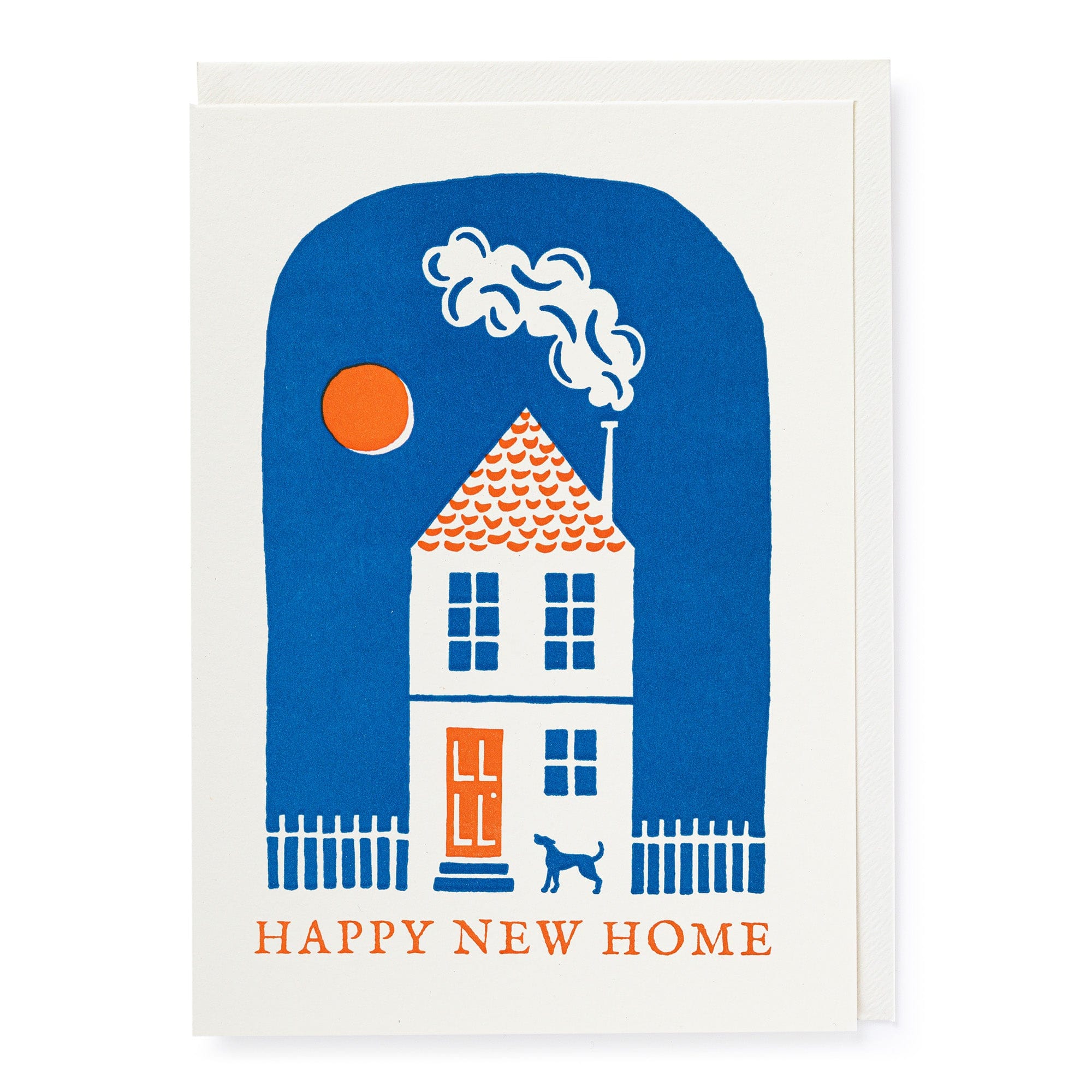 Letterpress Card Happy New Home