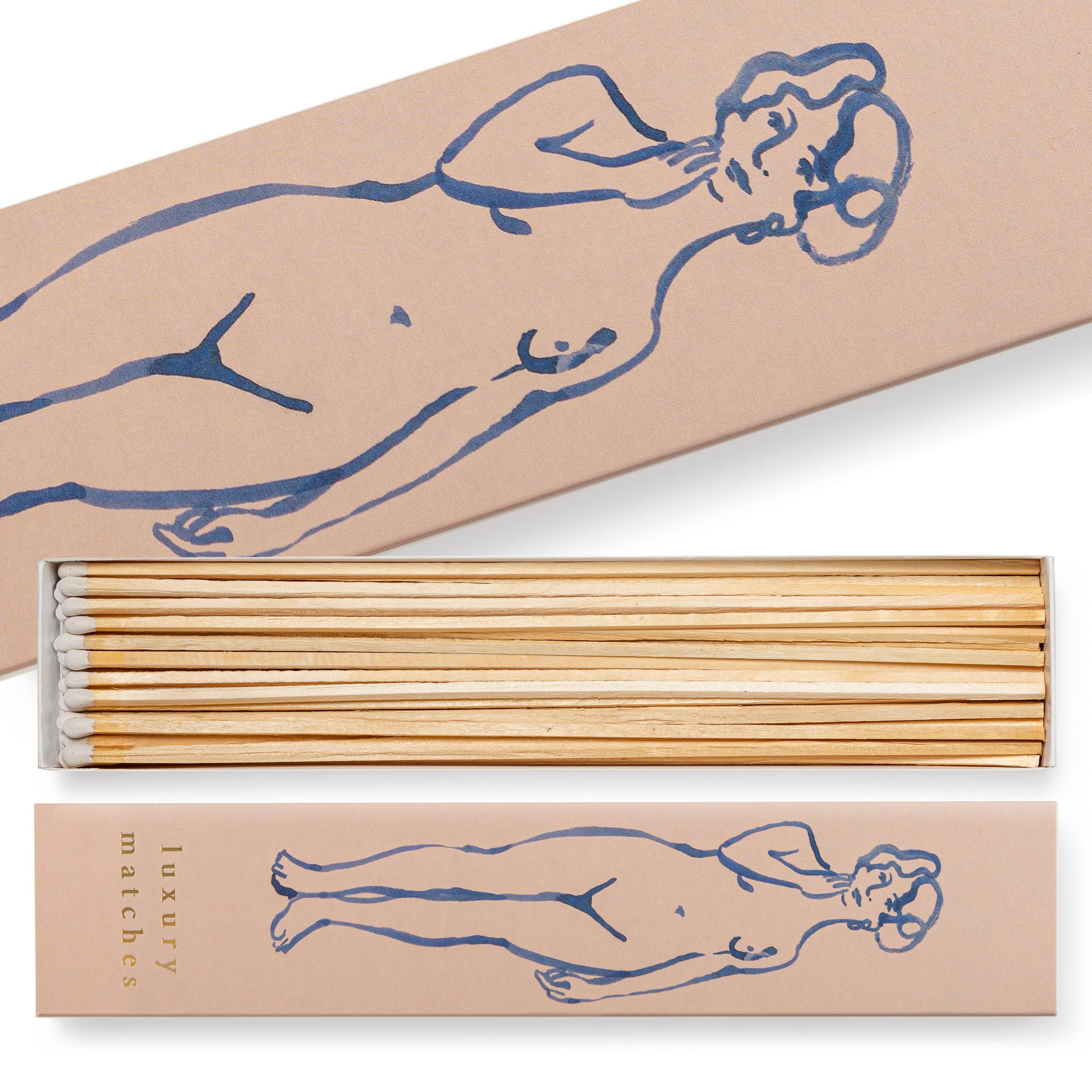 Extra Long Luxury Matches Nude