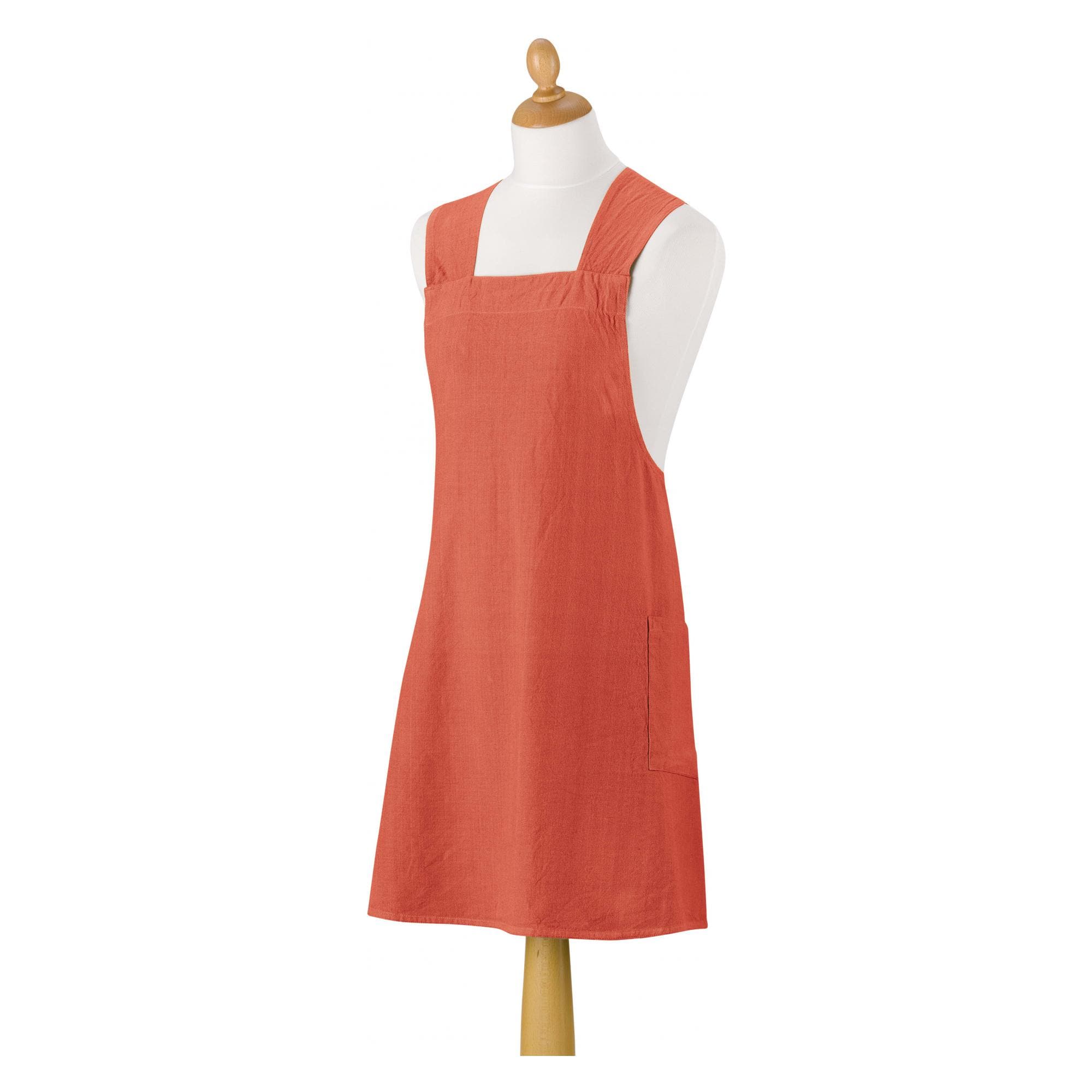 Haru Japanese Style Recycled Cotton Apron, Tomette