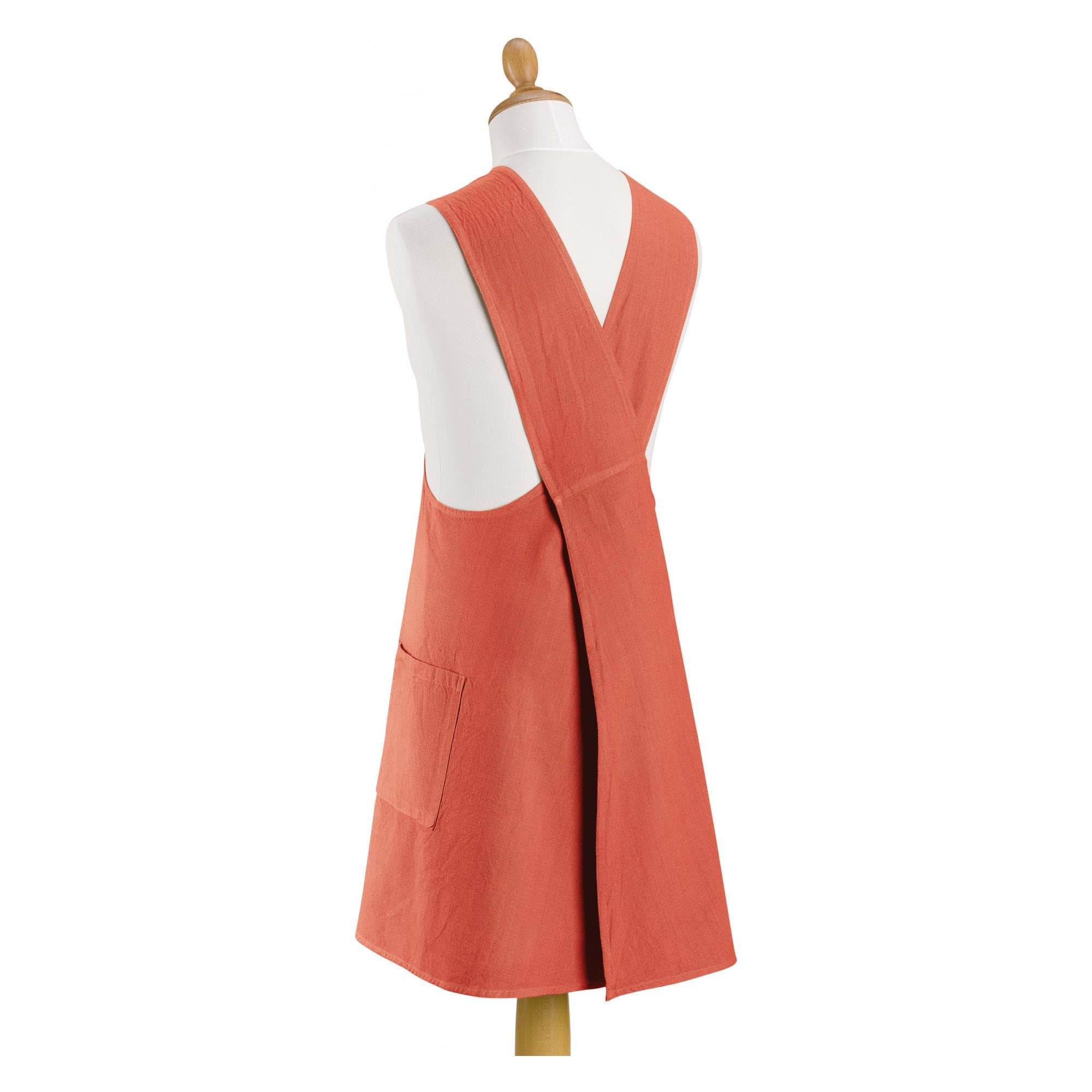 Haru Japanese Style Recycled Cotton Apron, Tomette 