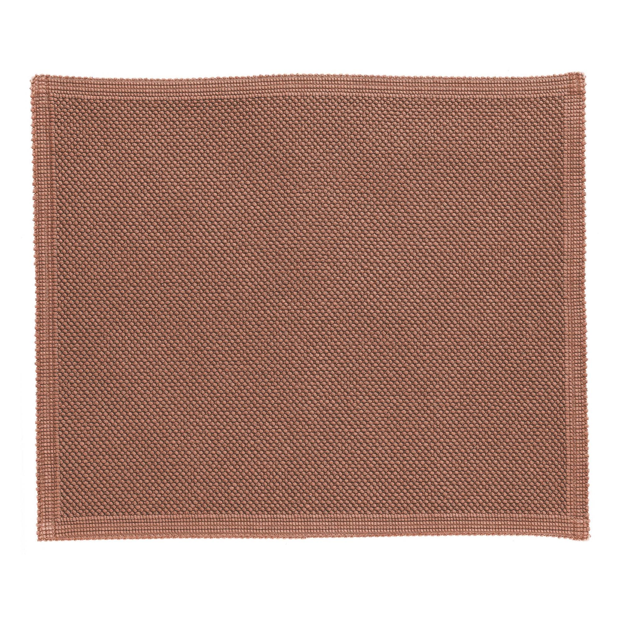 Etia Luxury Stonewashed Cotton Bath Mats by Vivaraise, Standard, Cacao