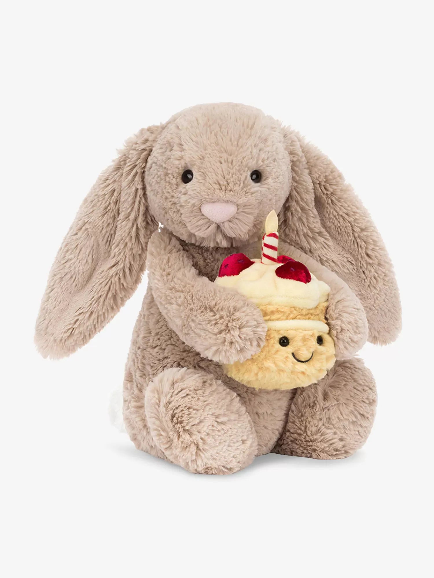 Jellycat Bashful Beige Bunny 'Birthday'