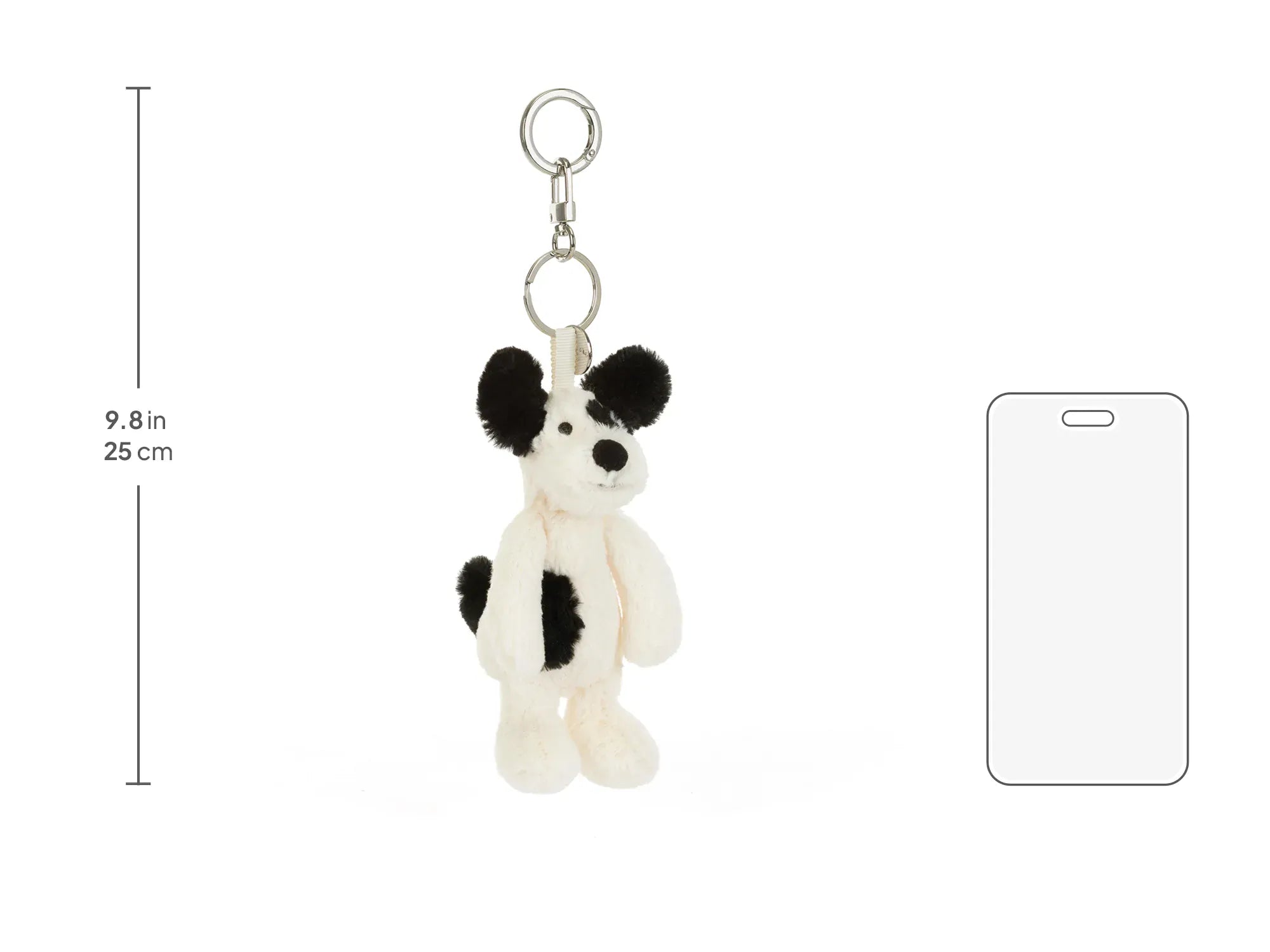 Jellycat Rufferty Puppy Bag Charm