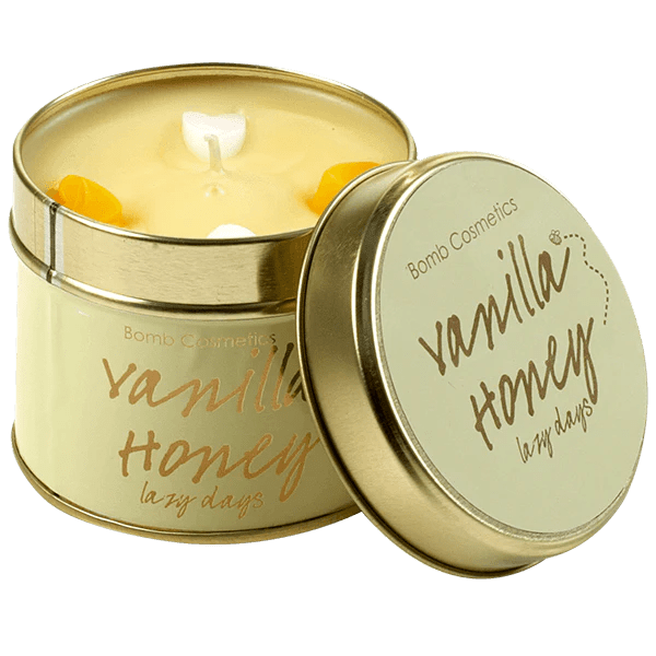 Vanilla Honey Scented Tinned Candle