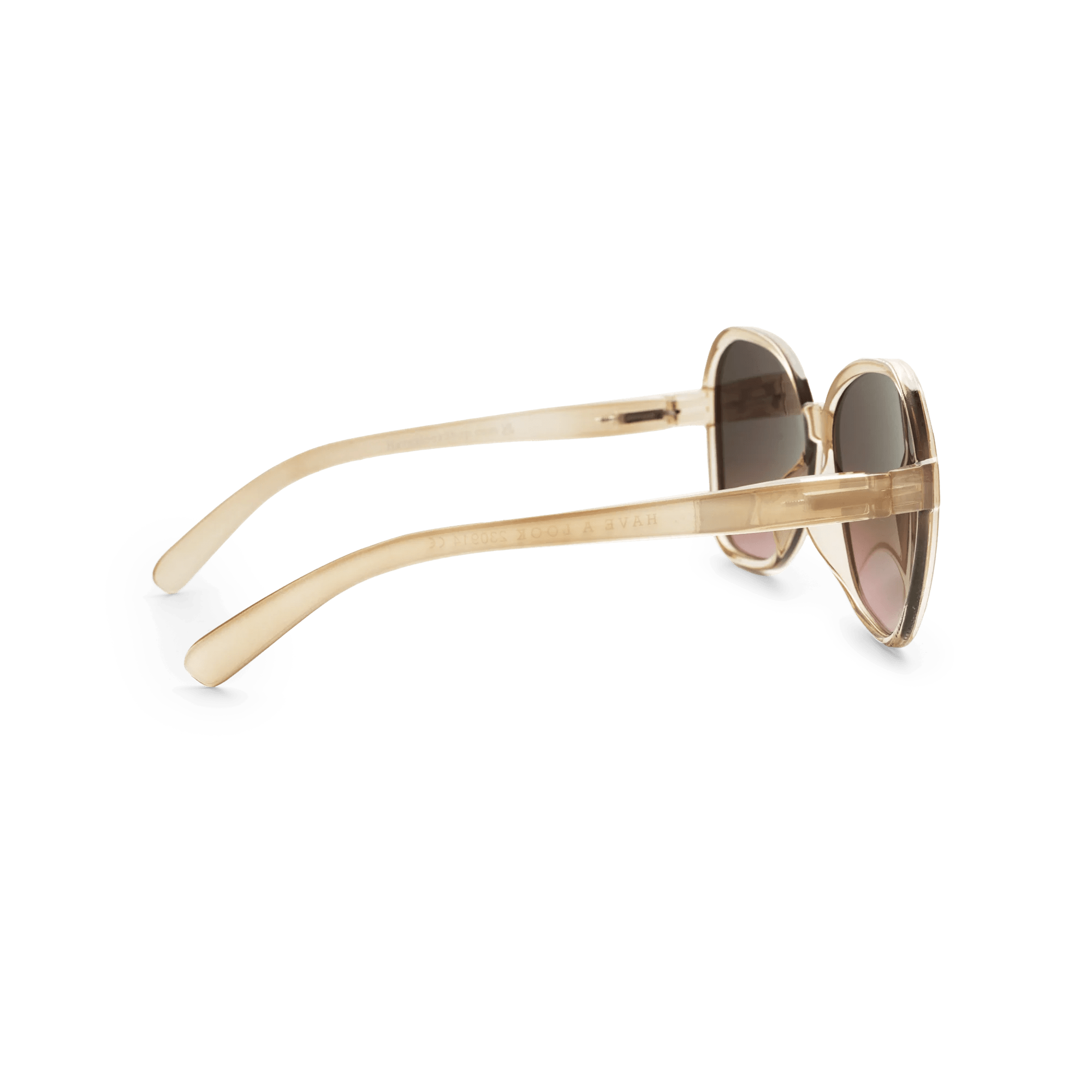 Butterfly Sunglasses Beige/Champagne