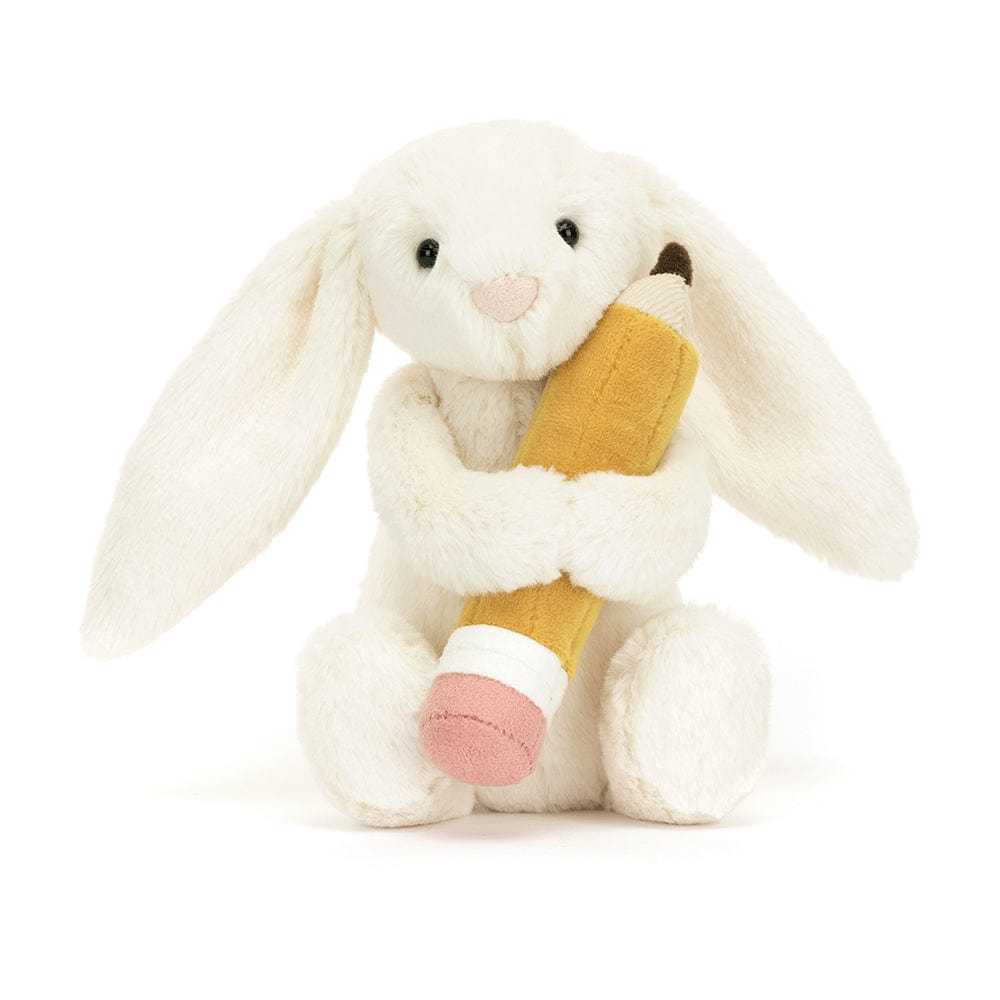 Jellycat Bashful Bunny with Pencil