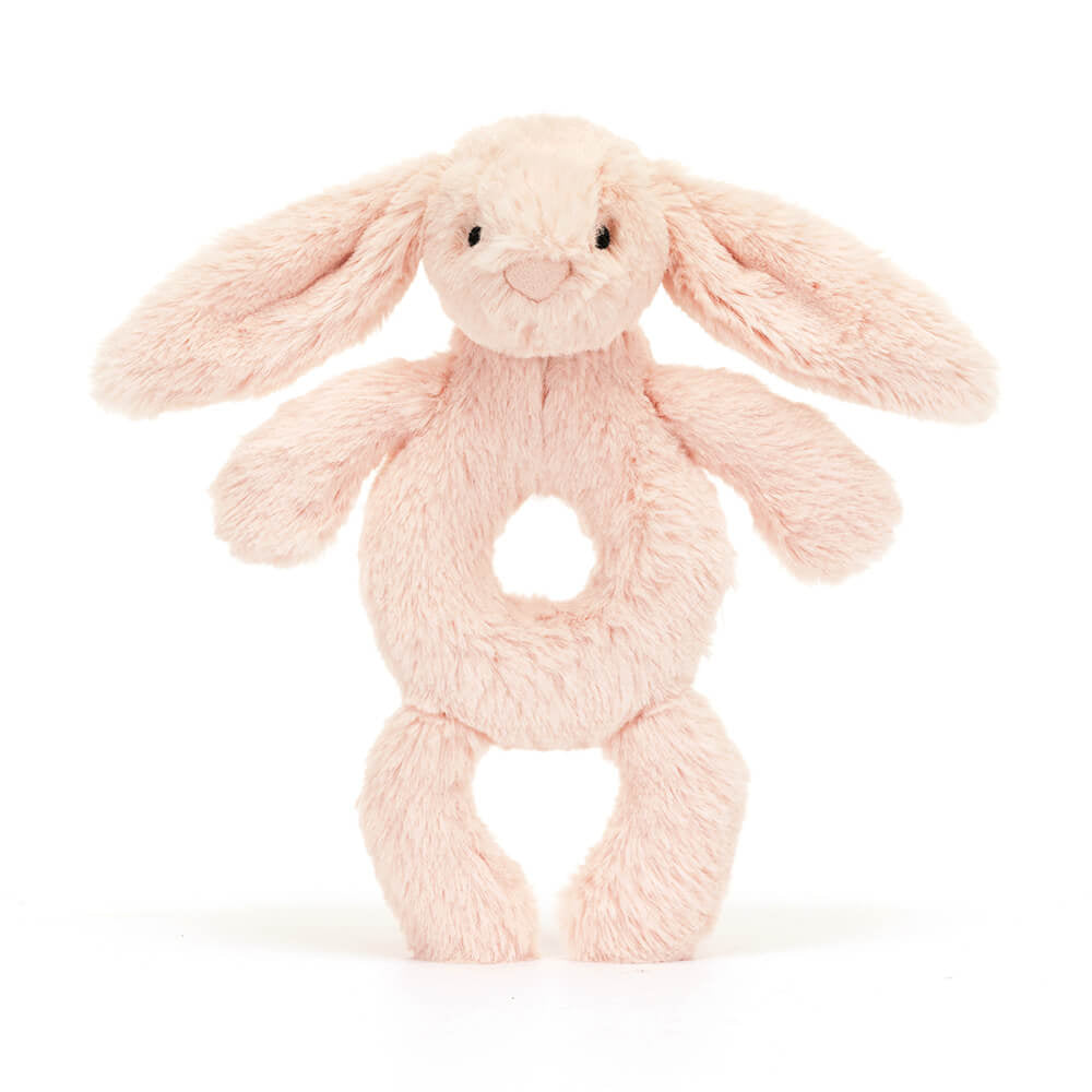 Jellycat Bashful Bunny Ring Rattle Blush