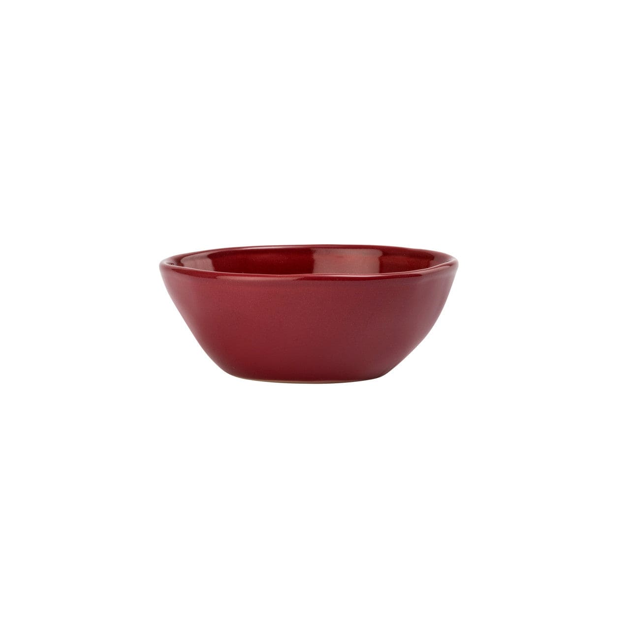 Small Ceramic Dipping Bowl Raspberry