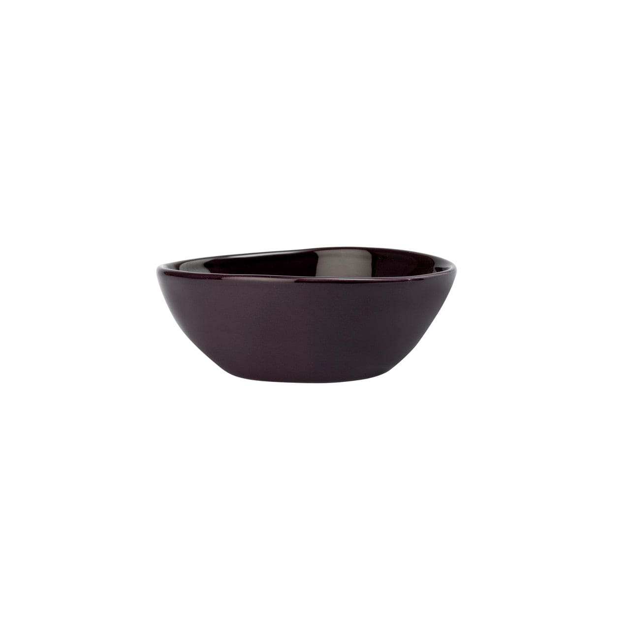 Small Ceramic Dipping Bowl Aubergine 