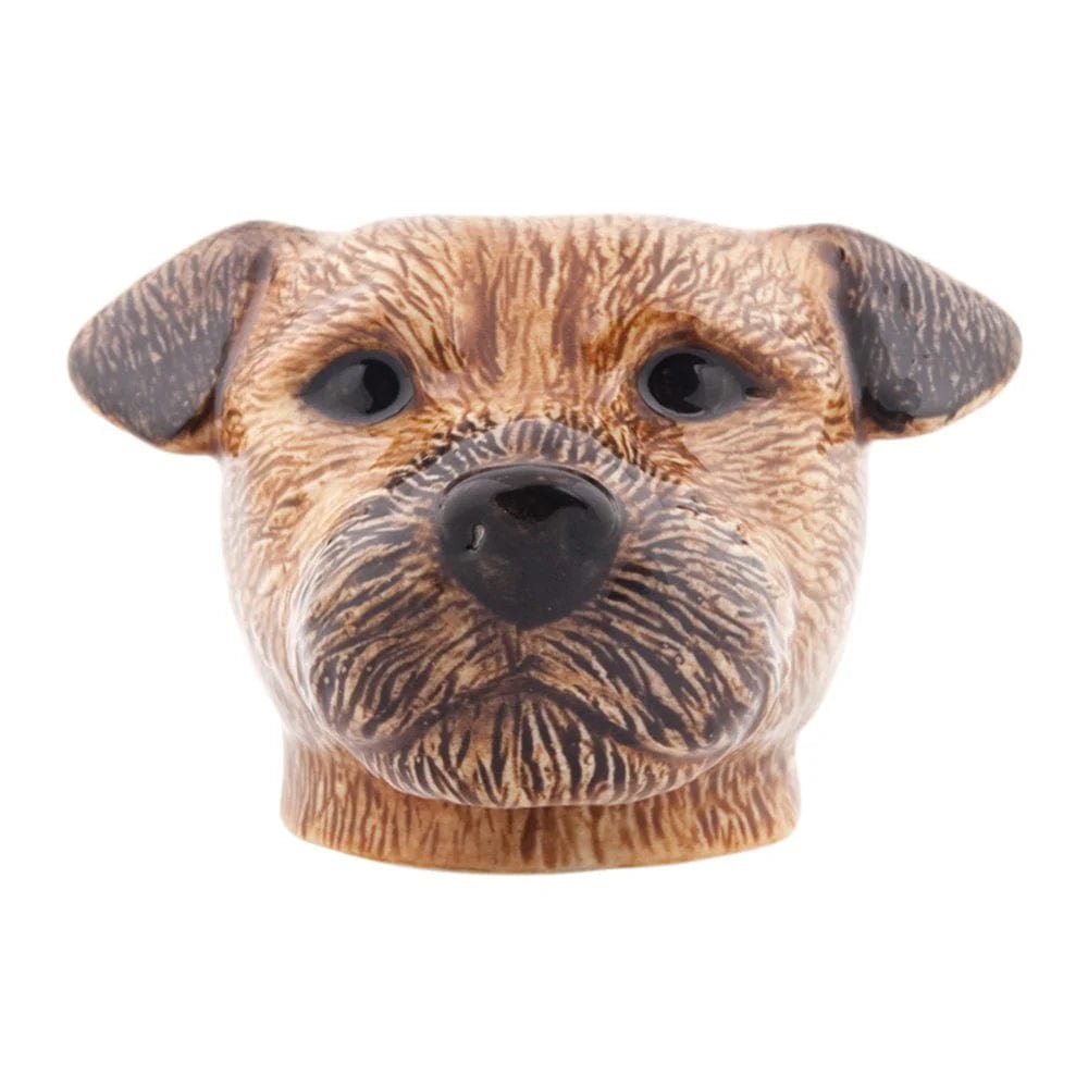 Border Terrier Face Egg Cup