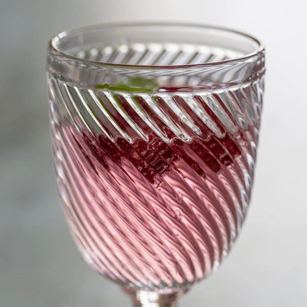 Wine Glass Swirl Clear