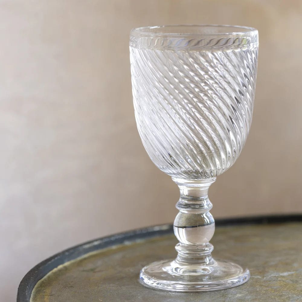 Wine Glass Swirl Clear