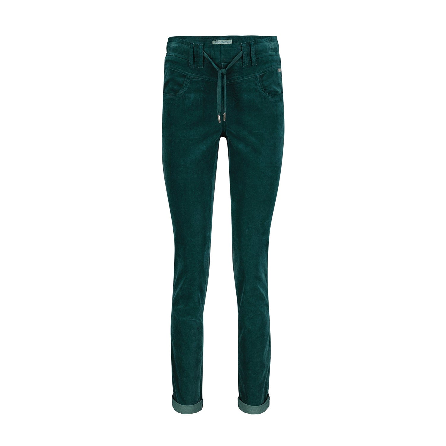 Tessy Velvet Jogger Regular Rise 4322 Teal