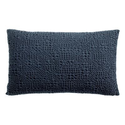 Tana 40x65 Stonewashed Cotton Cushion Cobalt