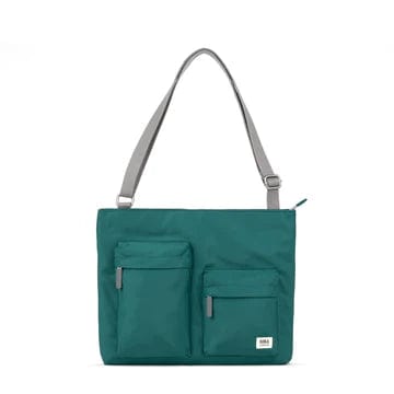 Roka Moorgate M Recycled Nylon Messenger Bag Teal