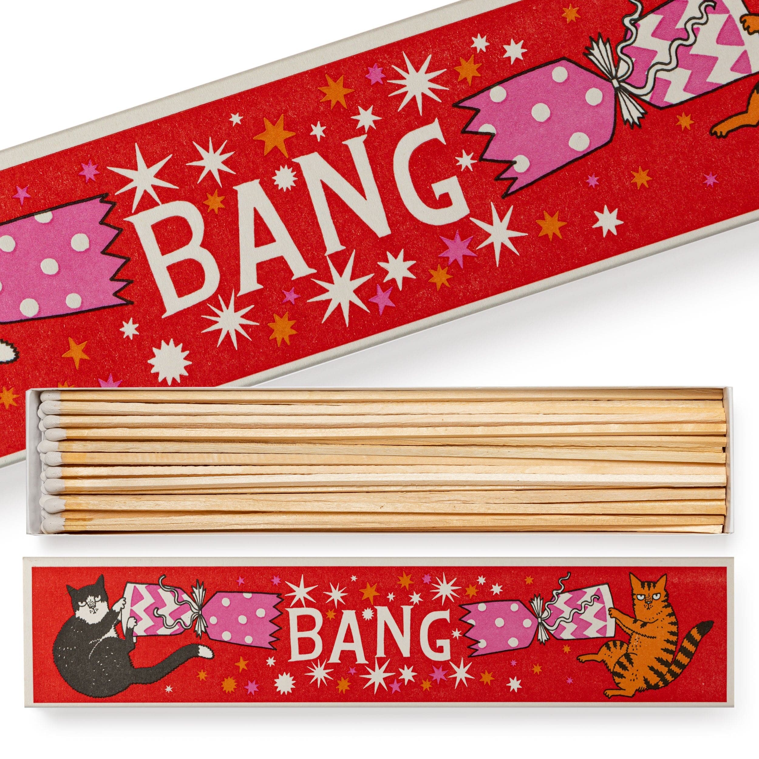 Extra Long Luxury Matches Cracker Cats