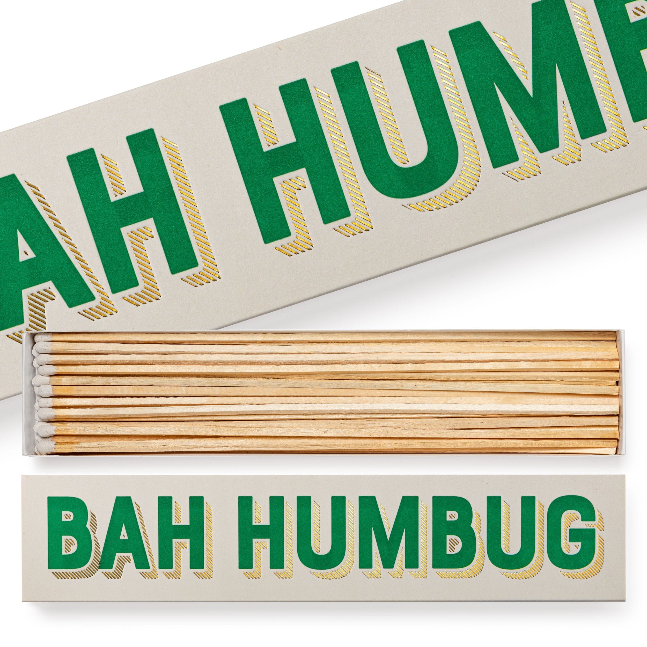 Extra Long Luxury Matches Bah Humbug