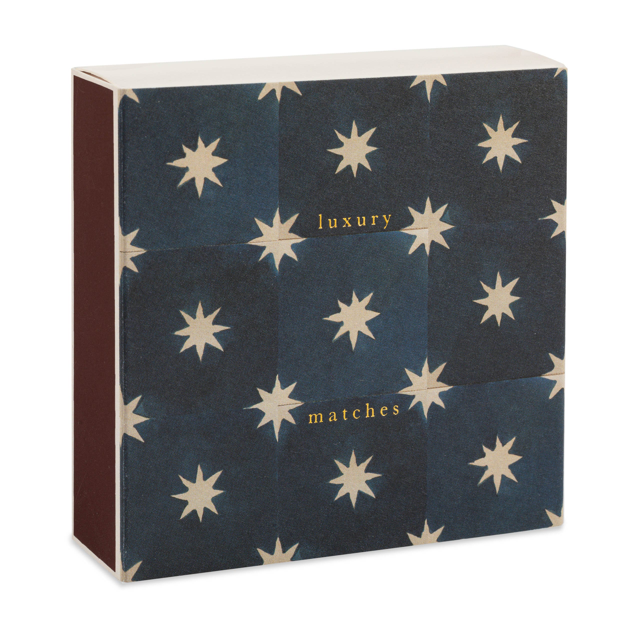 Square Luxury Match Box Navy Star Tile