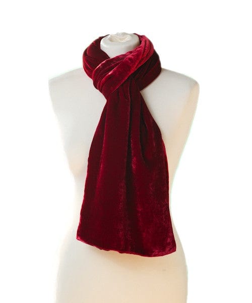 Luxury Silk Velvet Double Sided Scarf Passion