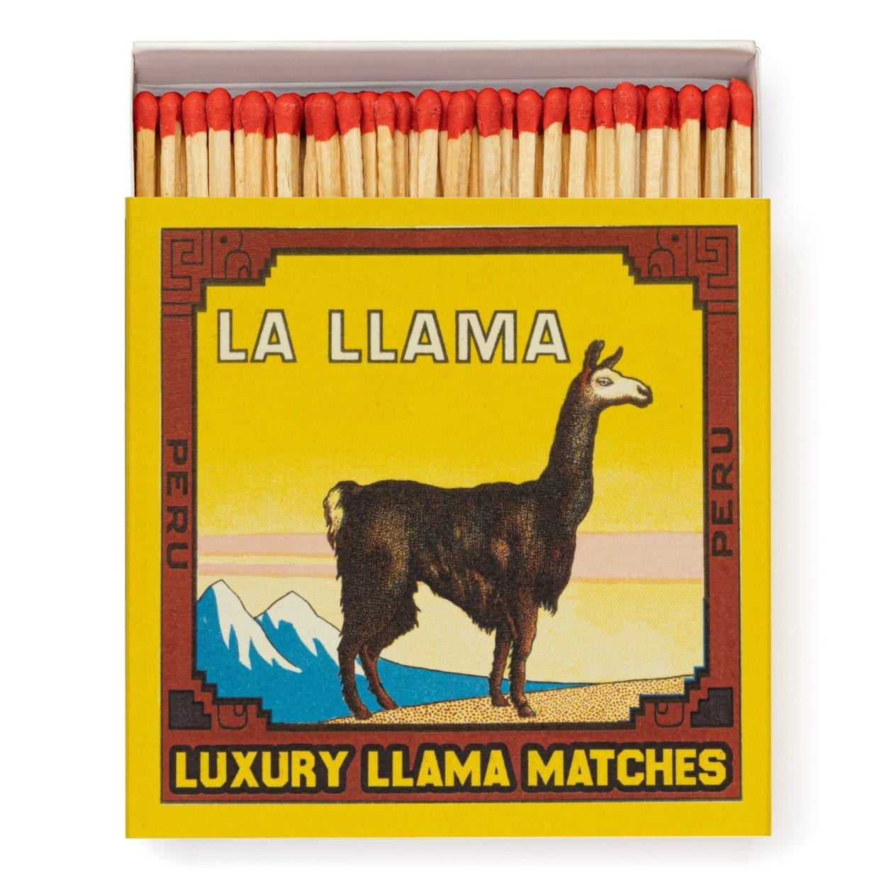 Square Luxury Match Box La Llama