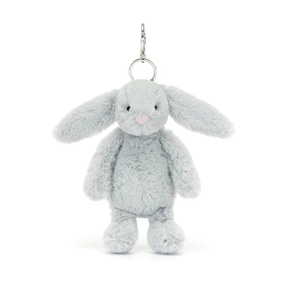 Jellycat Bashful Bunny Bag Charm Silver