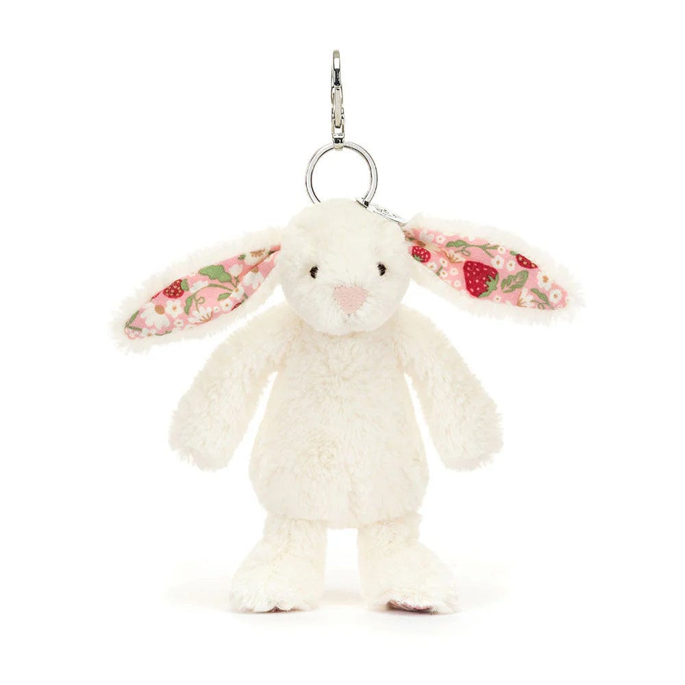 Jellycat Blossom Cream Bunny 'Berry’ Bag Charm