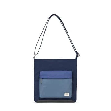 Roka Kennington B Indigo Tonal Recycled Nylon Crossbody Bag