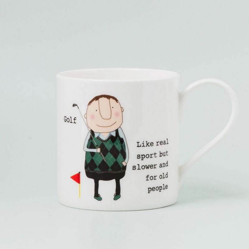 Rosie Made A Thing Bone China Mug With Gift Box Golf