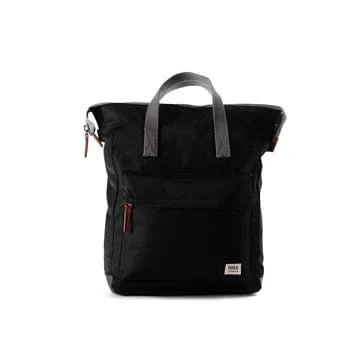 Black Roka Bantry B Sustainable Nylon Rucksack Small