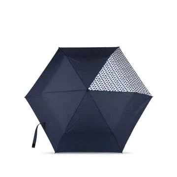 Waterloo Sustainable Nylon Umbrella, Denim Rain