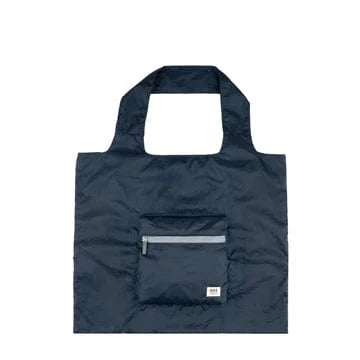 Roka Borough Recycled Nylon Shopping Bag Midnight