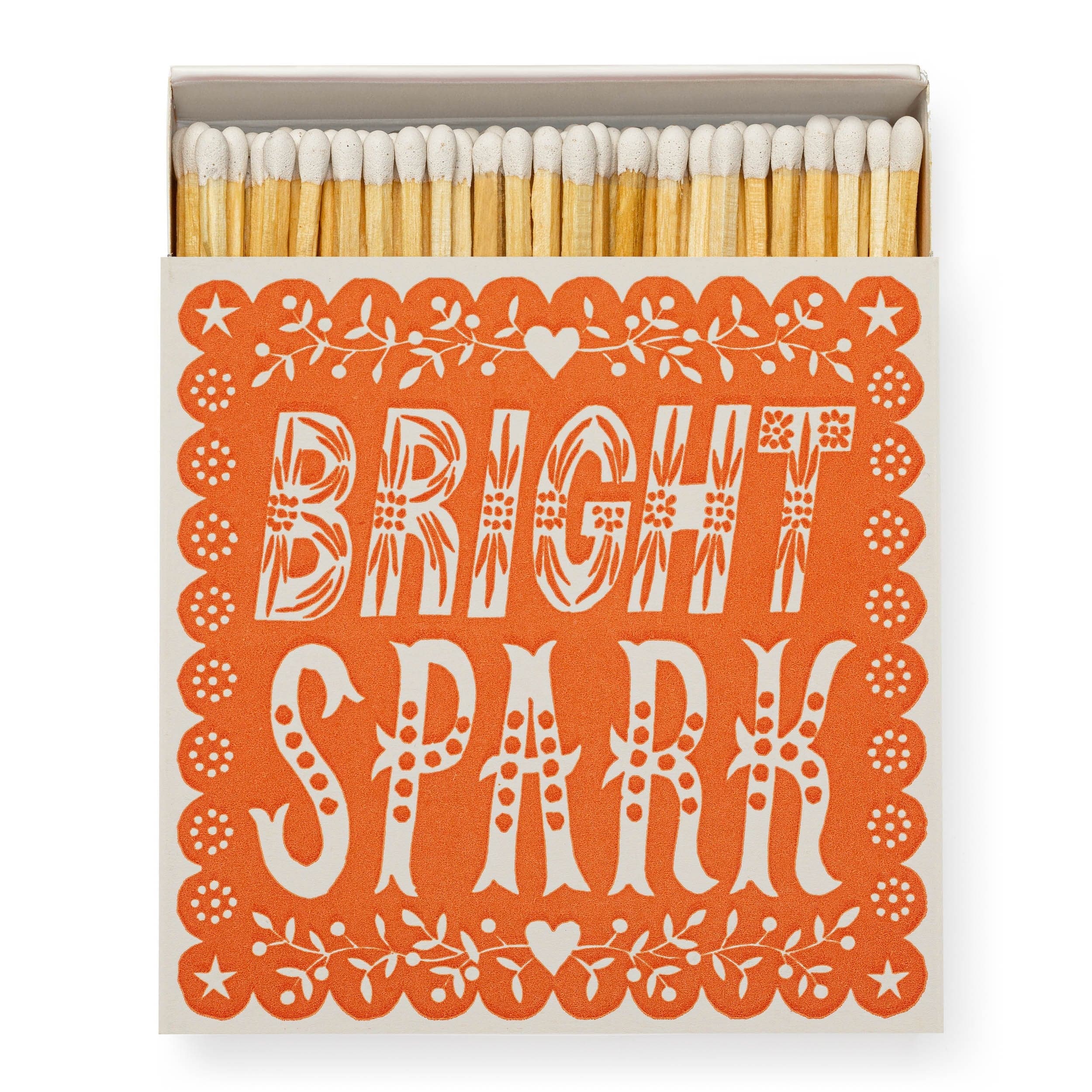 Square Luxury Match Box Bright Spark