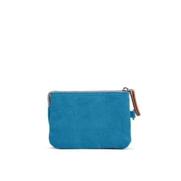 Roka Sustainable Canvas Small Carnaby Wallet Sapphire